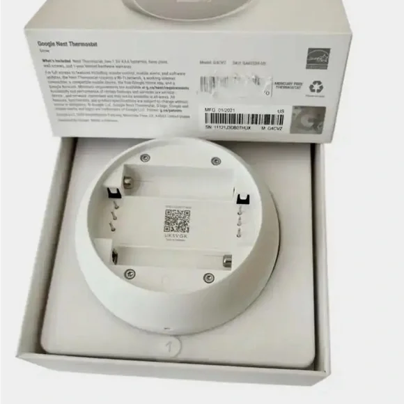 Brand New / Never Used Google Nest Smart
Programmable Thermostat In White - Picture 3 of 11